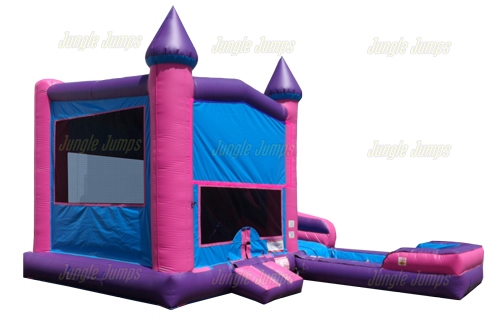 Inflatable Pink Modual Castle side Slide Combo Wet/Dry CO-1467 image 5