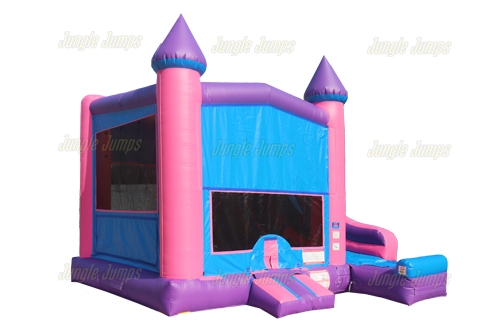 Inflatable Pink Purple Module Castle Side Slide Combo CO-1475 image 5