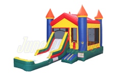 Inflatable V-Roof Castle Combo with Pool CO-1530 image 1