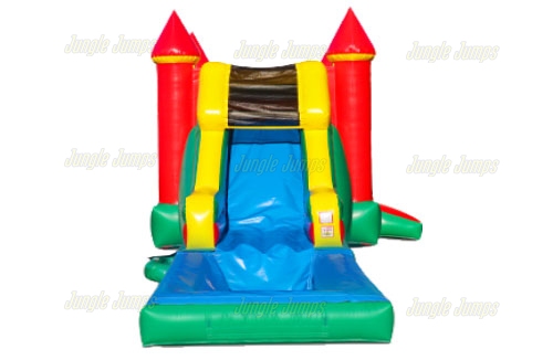 Inflatable Green Castle Combo With Pool CO-1537 image 4
