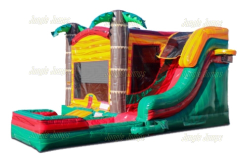 Inflatable Tropical Paradise Slide Combo Wet/Dry CO-1582 image 6