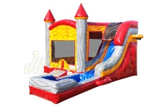 Inflatable Marvelous Castle  Side Slide Combo Wet Dry CO-1621 image 1