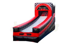 Inflatable Roll A ball Red and Black GA-1054 image 1