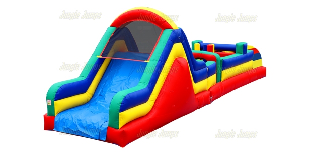 Colorful Slide Obstacle Course