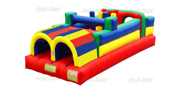 Colorful Slide Obstacle Course