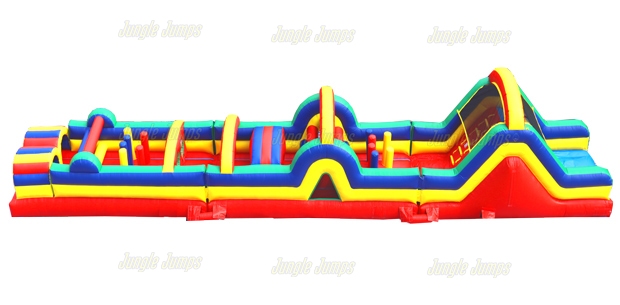 Inflatable 59 feet Obstacle Course with Slide IN-1170 image 6