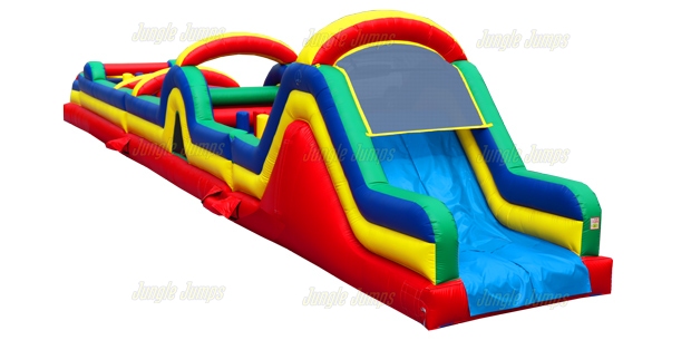 59 feet Obstacle Course with Slide