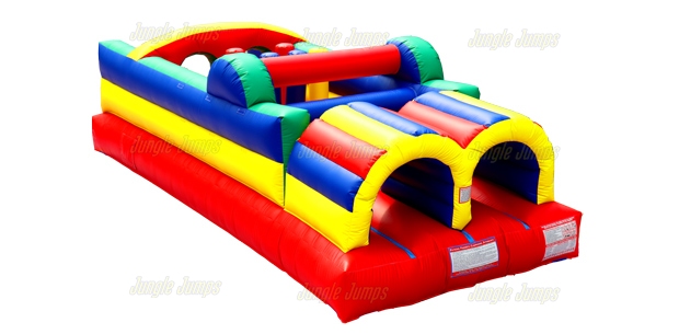 59 feet Obstacle Course with Slide