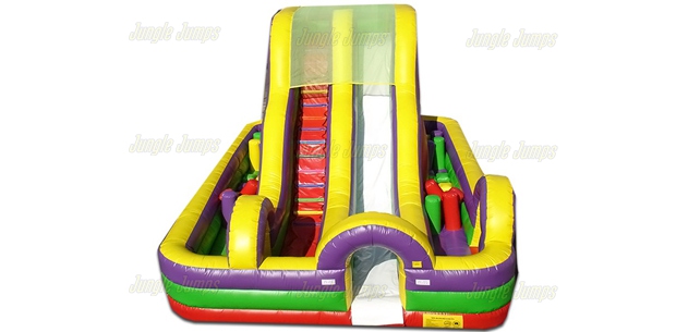 Inflatable Inside Obstacle Course & Slide IN-OC103 image 4