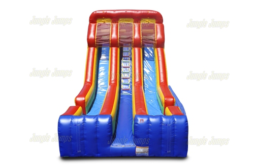 Dual Primary Colors Slide with Splash Pool