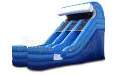 Wave Double Slide with Splash Pool