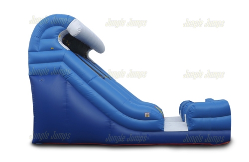 Wave Double Slide with Splash Pool