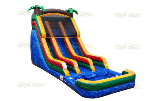 Inflatable 20 Hawaiian  Palm Water Slide SL-1464 image 3