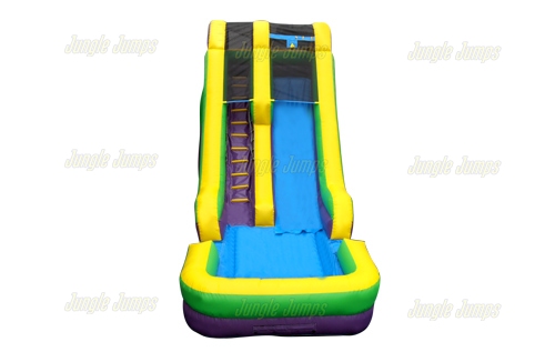 Inflatable 18 Green Straight Waterslide SL-WS151 image 4