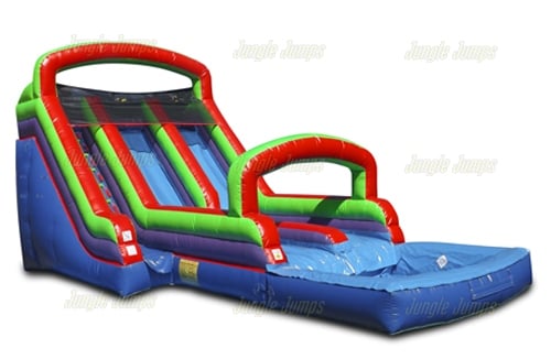 Inflatable 14  Double Lane Waterslide SL-WS172 image 3
