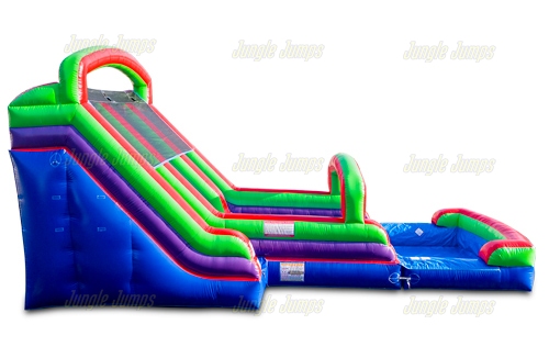 Inflatable 14  Double Lane Waterslide SL-WS172 image 6