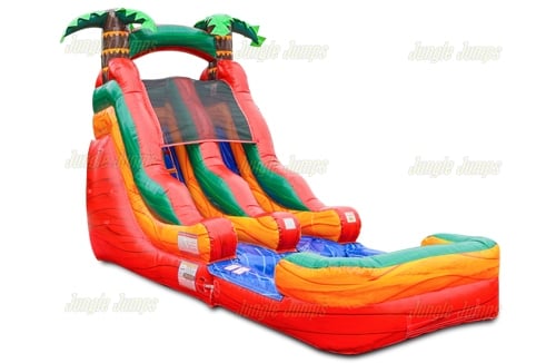 Inflatable 14  Fiery Tropical Water Slide SL-1474 image 3