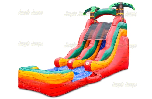 Inflatable 14  Fiery Tropical Water Slide SL-1474 image 5