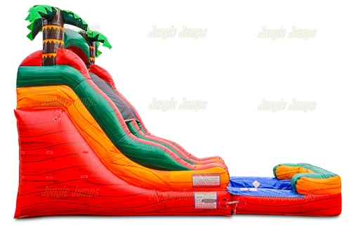 Inflatable 14  Fiery Tropical Water Slide SL-1474 image 6