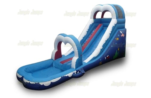 Inflatable 16 Feet Double Arch Slide SL-7015 image 4