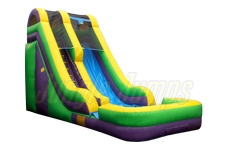 Inflatable 18 Green Straight Waterslide SL-WS151 image 1