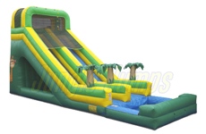 Inflatable 19 High Jungle Palm Water Slide SL-1181 image 1