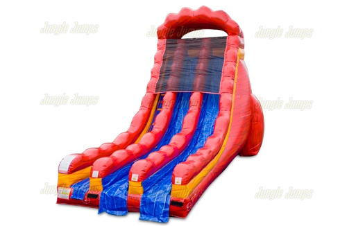 Inflatable 20 Fiery Rouge Double Lane Slide SL-1469 image 5