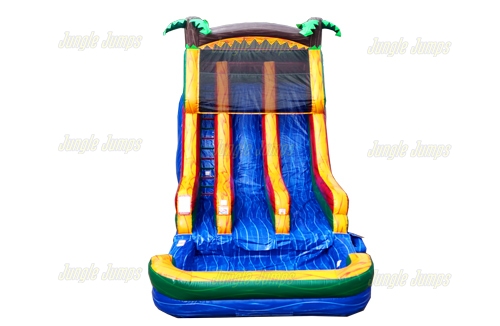 Inflatable 20 Hawaiian  Palm Water Slide SL-1464 image 4