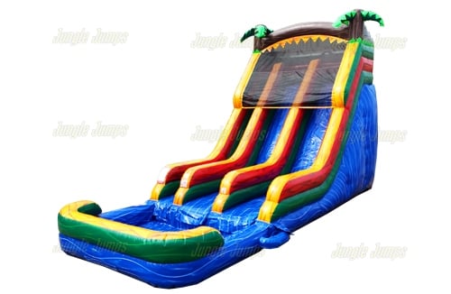 Inflatable 20 Hawaiian  Palm Water Slide SL-1464 image 5