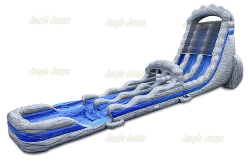 Inflatable 20 Mighty Boulder Run n Splash Combo Wet/Dry Slide SL-1447 image 5