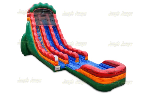 Inflatable 20 Ruby Rouge Double Lane Slide with Landing SL-1450 image 3