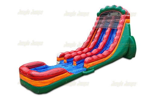 Inflatable 20 Ruby Rouge Double Lane Slide with Landing SL-1450 image 5