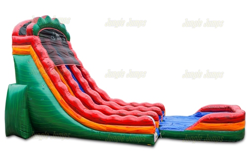 Inflatable 20 Ruby Rouge Double Lane Slide with Landing SL-1450 image 6