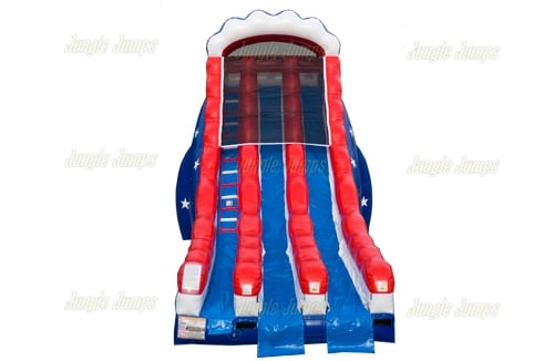 Inflatable 20 USA Wave Double Lane Slide SL-1467 image 4