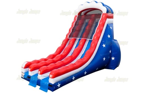 Inflatable 20 USA Wave Double Lane Slide SL-1467 image 5