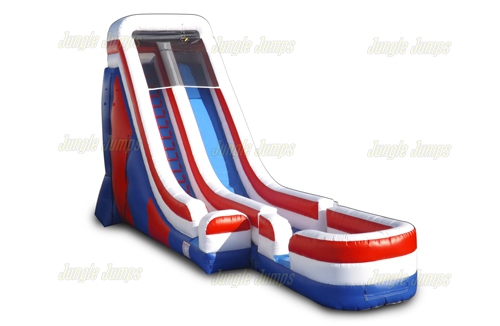 Inflatable 24 USA Slide with Pool SL-1224 image 3