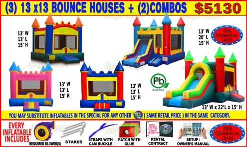 Inflatable 3 Bounce and 2 Combos Special SP08-0226 image 3