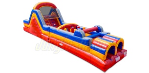 Inflatable 40 Feet Marble Multi Color Course IN-1180 image 1
