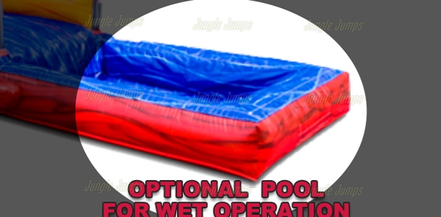 Inflatable 40 Feet Marble Multi Color Course IN-1180 image 7