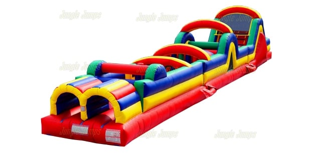 Inflatable 59 feet Obstacle Course with Slide IN-1170 image 4