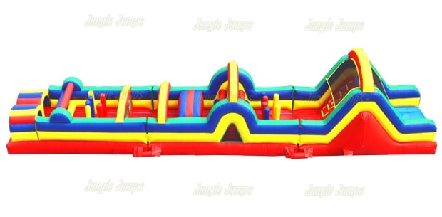 Inflatable 59 feet Obstacle Course with Slide IN-1170 image 6