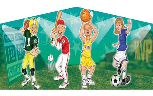 Inflatable ALL STAR ARENA ART PANEL AC-0938 image 3