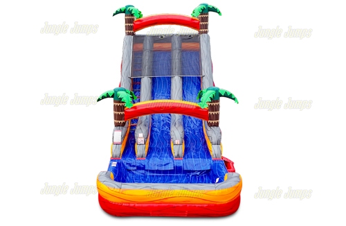 Inflatable Amazon Palm Wet/Dry Slide SL-1435 image 4