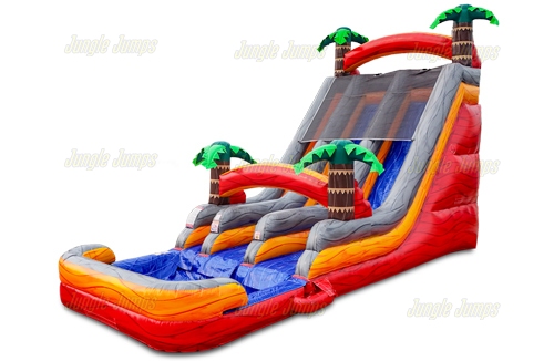 Inflatable Amazon Palm Wet/Dry Slide SL-1435 image 5