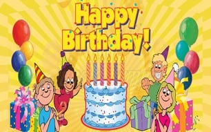 Inflatable Birthday Panel Rectangular AC-5903 image 1