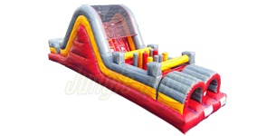 Inflatable Jump Slide Obstacle with Pool CO-1244 image 1