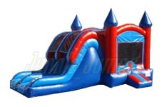 Inflatable Blue Double Lane Combo Dry CO-1426 image 1
