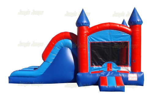 Inflatable Blue Double Lane Combo Dry CO-1426 image 4
