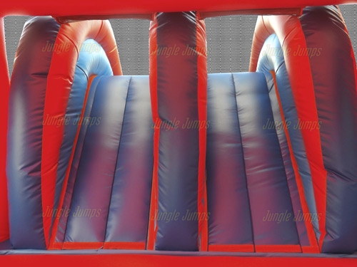 Inflatable Blue Double Lane Combo with Pool CO-1349 image 6