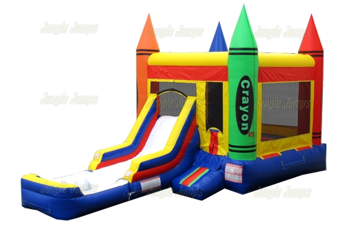 Inflatable Crayon Combo with Pool CO-1143 image 3